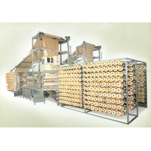 This circular weaving machine does the work that used to take a factory full of workers. This machine can be managed by one worker.
