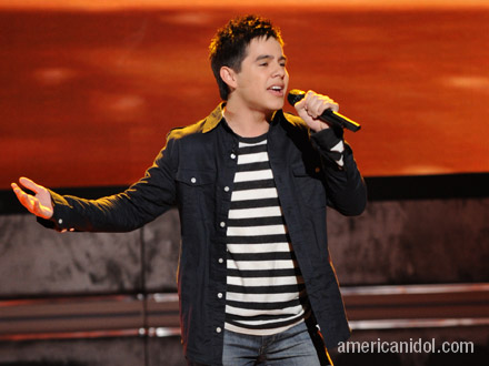 David Archuleta, singing his heart out to America!