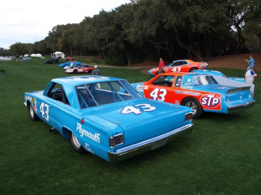 1967 Plymouth from Richard Petty Museum on display at Amelia Islands, Florida.  Source: Moparts.org