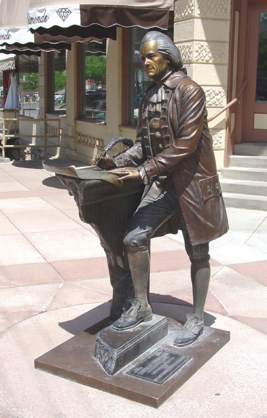 STATUE OF THOMAS JEFFERSON IN RAPID CITY