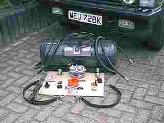 LPG complete conversion kit including tank.