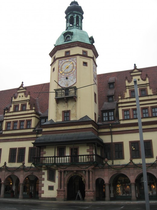 The old city hall of Leipzig
