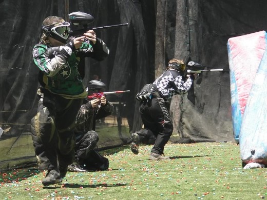 Even in speedball it is possible to move without being hit! If you know how to move and when!