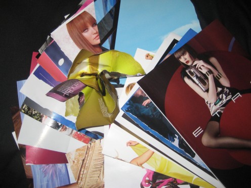 magazine pages