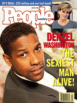 Denzel Washington 1996 Sexiest Man Alive