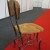 A simple wooden chair. A simple wooden chair.