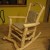 Wooden rocking chair. Wooden rocking chair.