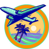 Choose a credit card that offers double frequent-flier miles!