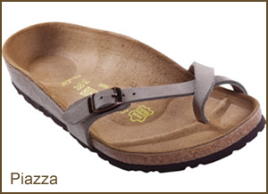 Birkenstock sandals for women at their flimsiest
