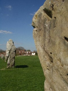 Avebury stones. Photo by T Young