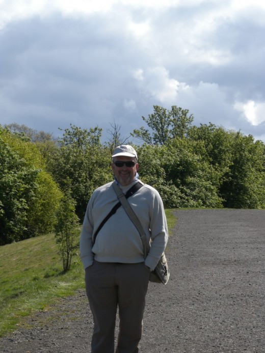 Gary ready to run up the next hill!