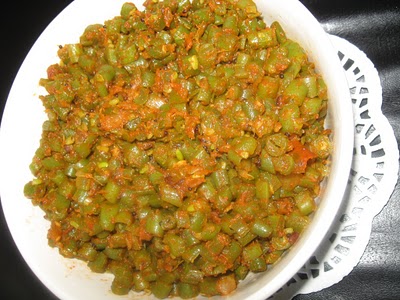 Your spicy French beans recipe is ready.