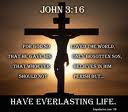 For God so LOVED the WORLD