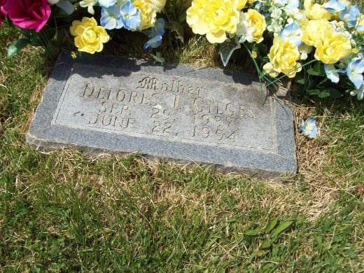 My Aunt Delores, who died as a teenager