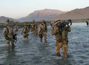 Marines of the 22 MEU Special Operations Capable in Afghanistan