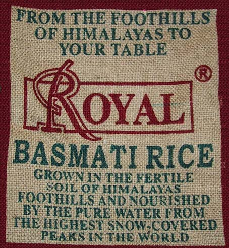 Basmati rice from the Himalayas photo: voidmstr @flickr