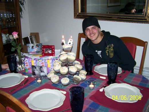 My Son, Steven, on his 18 birthday