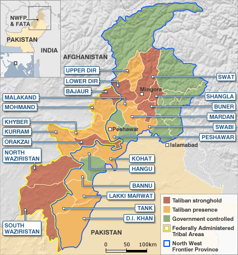 Federally Administered Tribal Area on the Afghanistan/Pakistan border