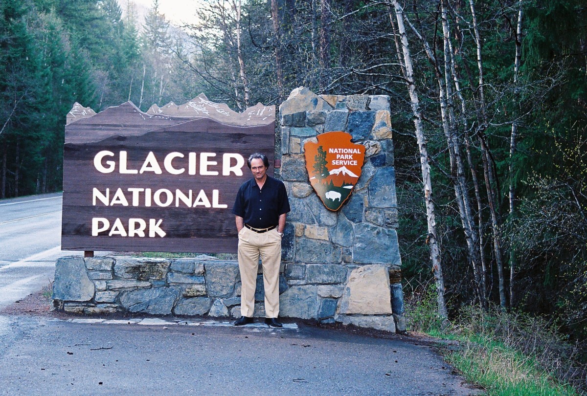 YOURS TRULY AT GLACIER NATIONAL PARK