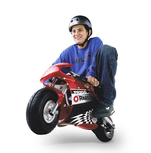 Razor Pocket Rocket Electric Bike.  Source: Photobucket, globalyardsale