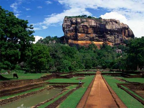 Sigiriya rock fortress , one of the most visited tourist places