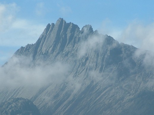The Puncak Jaya peak in the Australian Continent.