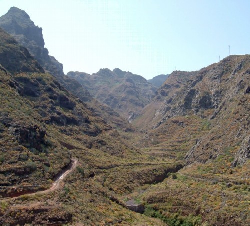Footpaths into the mountains