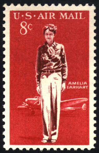 Amelia Earhardt - US Postage Stamp Image