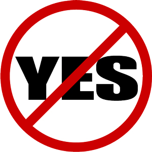 No is not = to YES