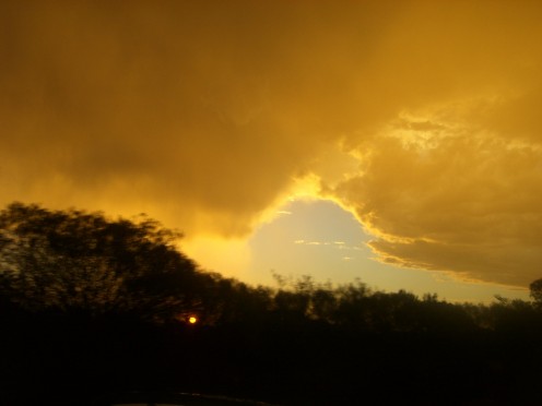 The weather can change dramatically.