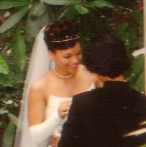 She should be saying her vows, not wondering if someone knocked over her wedding cake. 