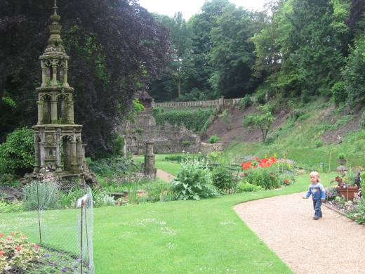 Views across the gardens