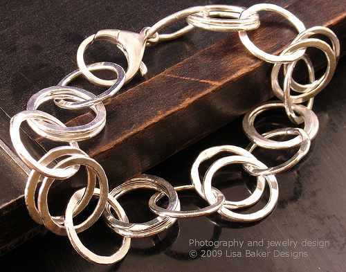 Silver Ring Bracelet