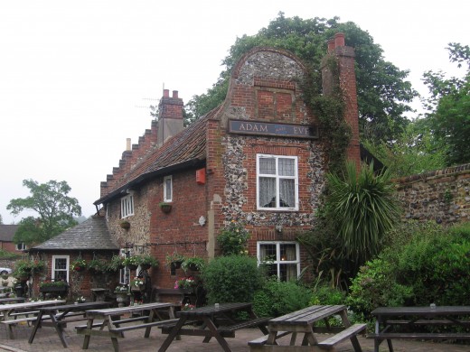 The Adam and Eve - oldest public house in Norwich