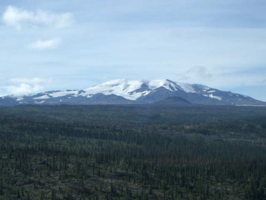 Mount Edziza in British Columbia,is an example of complex volcano