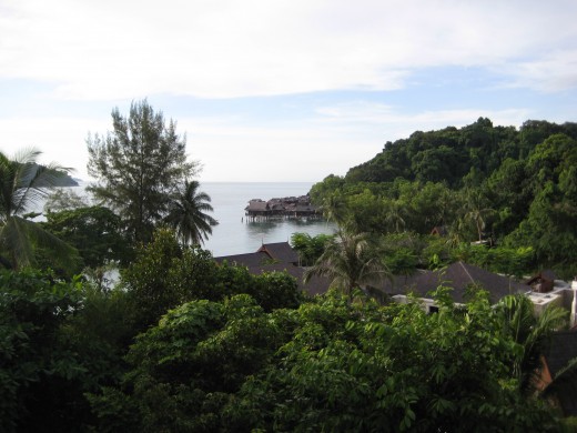 Hill Villa overlooking Pangkor Laut Resort. Photo by Jason (not me)