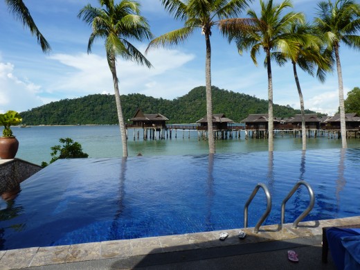 Pangkor Laut Resort Swimming Pool. Photo by Janice