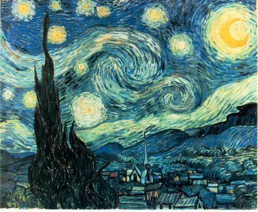 Van Gogh painted Starry Night during a stay at Saint Remys du Provence mental asylum in 1889