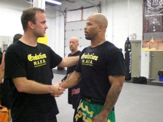 Myself and Alexander After a light sparring session