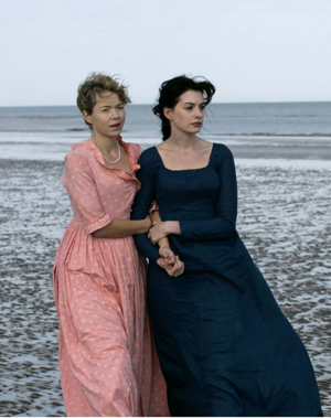 Anna Maxwell Martin and Anne Hathaway starring as the Austen sisters in "Becoming Jane".