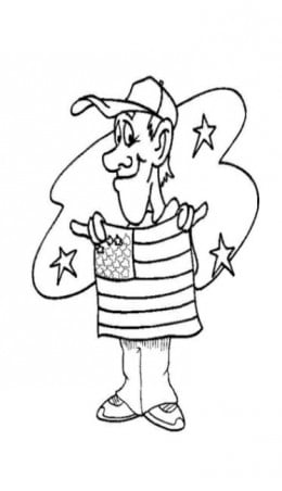 USA-Flags Kids Coloring Pages Free Colouring Pictures to Print