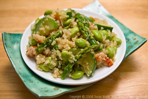 Spring green quinoa