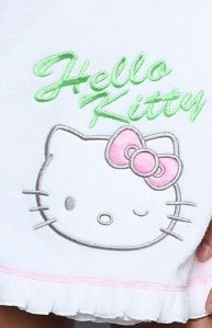 Hello Kitty towel wrap dress