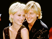 1997- 2000 Ellen was in a relationship with Anne Heche   image complements of www.people.com