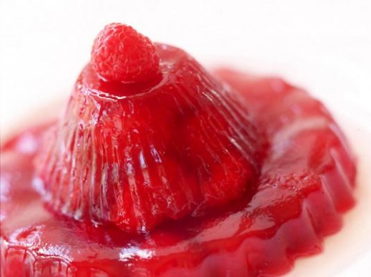 Jelly on a plate 