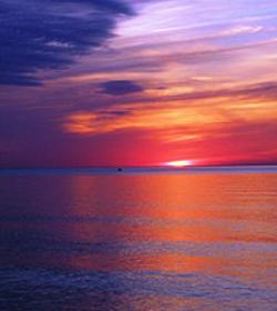 Sunset over Lake Michigan,         by Kevin Dooley