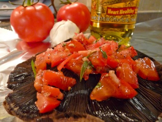 Stuffed portabello mushrooms are tasty when grilled. Stuffed portabello mushrooms are tasty when grilled.
