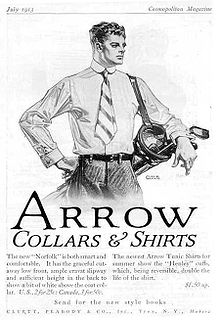 A Necktie from a 1913 Arrow Collar Ad