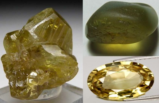 Chrysoberyl crystal and gemstone