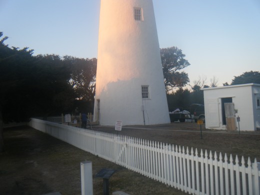 It is near the Ocracoke Lighthouse where Blackbeard's body is said to have been buried. 
